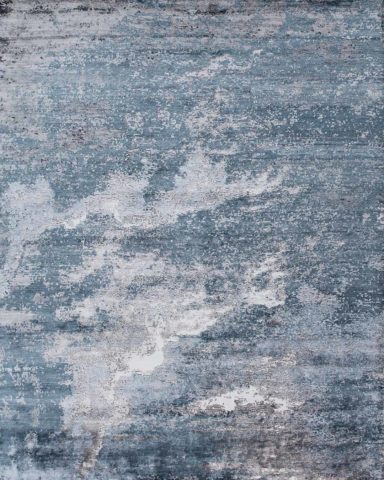 overhead image of abstract Cloudland rug