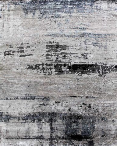 Product image of distressed Orion rug in beige and blue colour