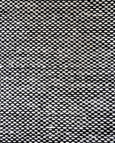 Detailed view of textured Suki rug in grey colour