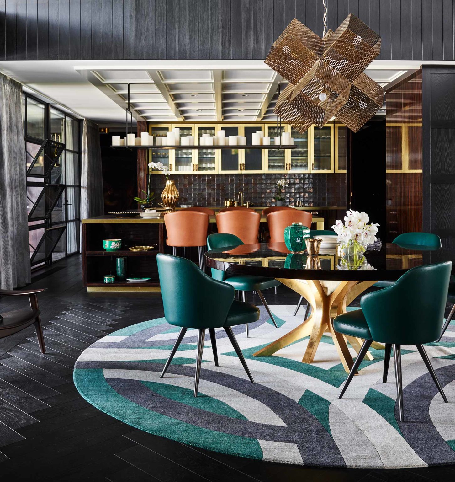 designer rugs dining room greg natale saint tropez