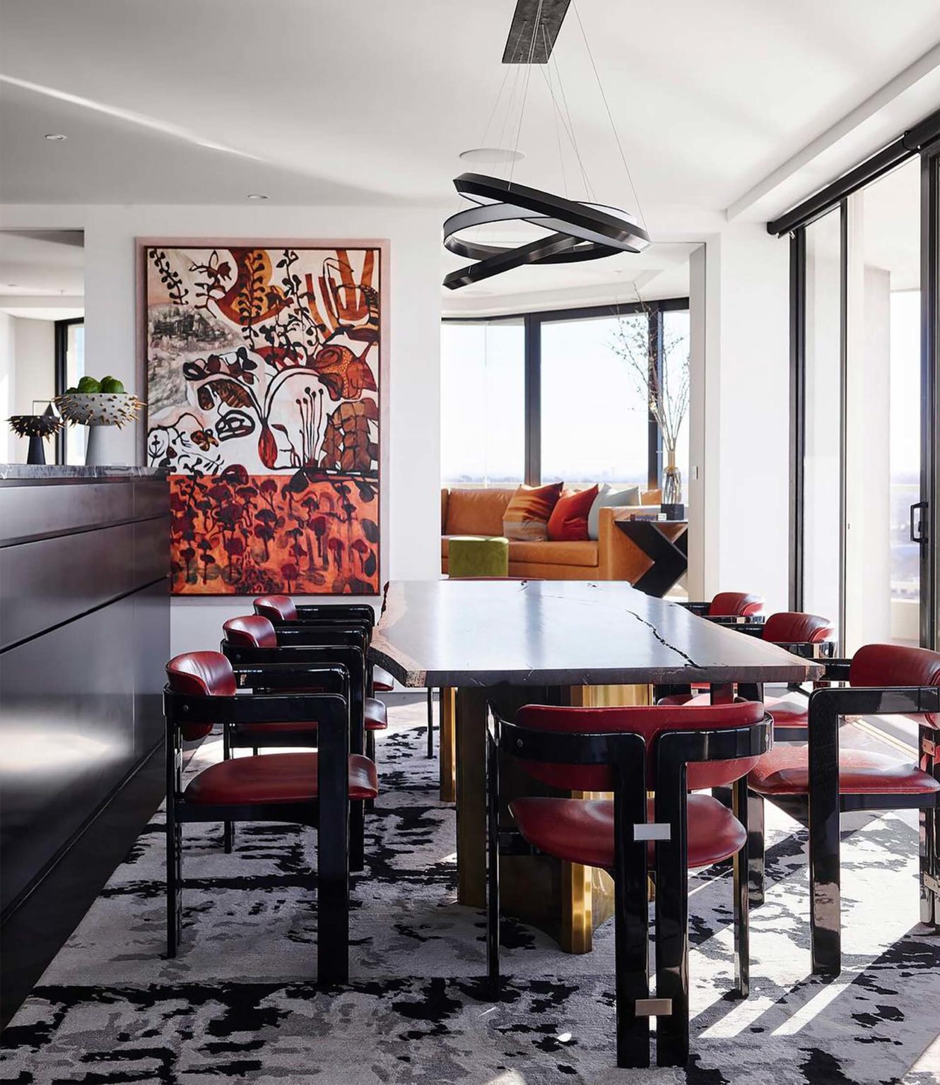 designer rugs dining room poco