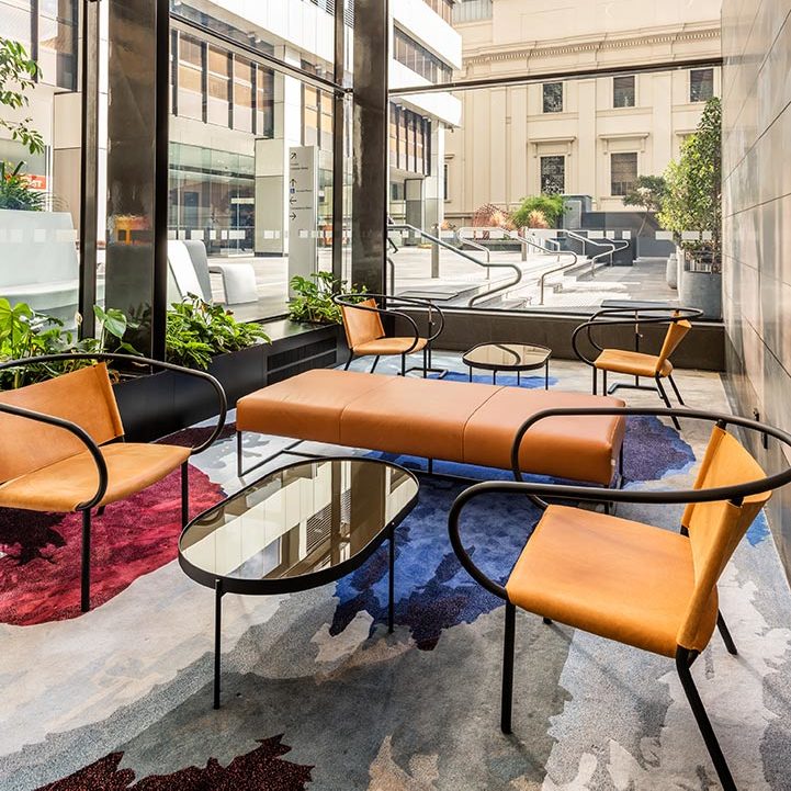 Custom hand tufted rug