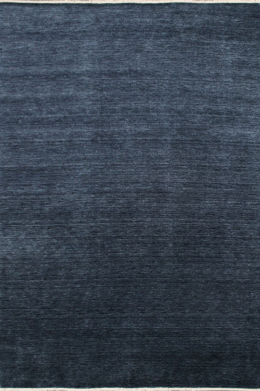 Overhead view of textured Zen rug in navy blue colour