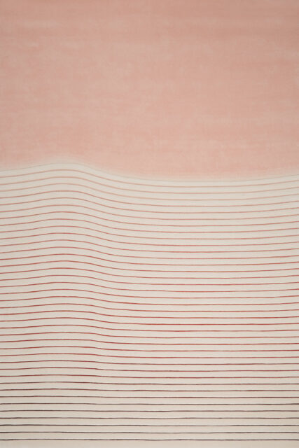 Design Rugs Contour Pink carved dimension rug