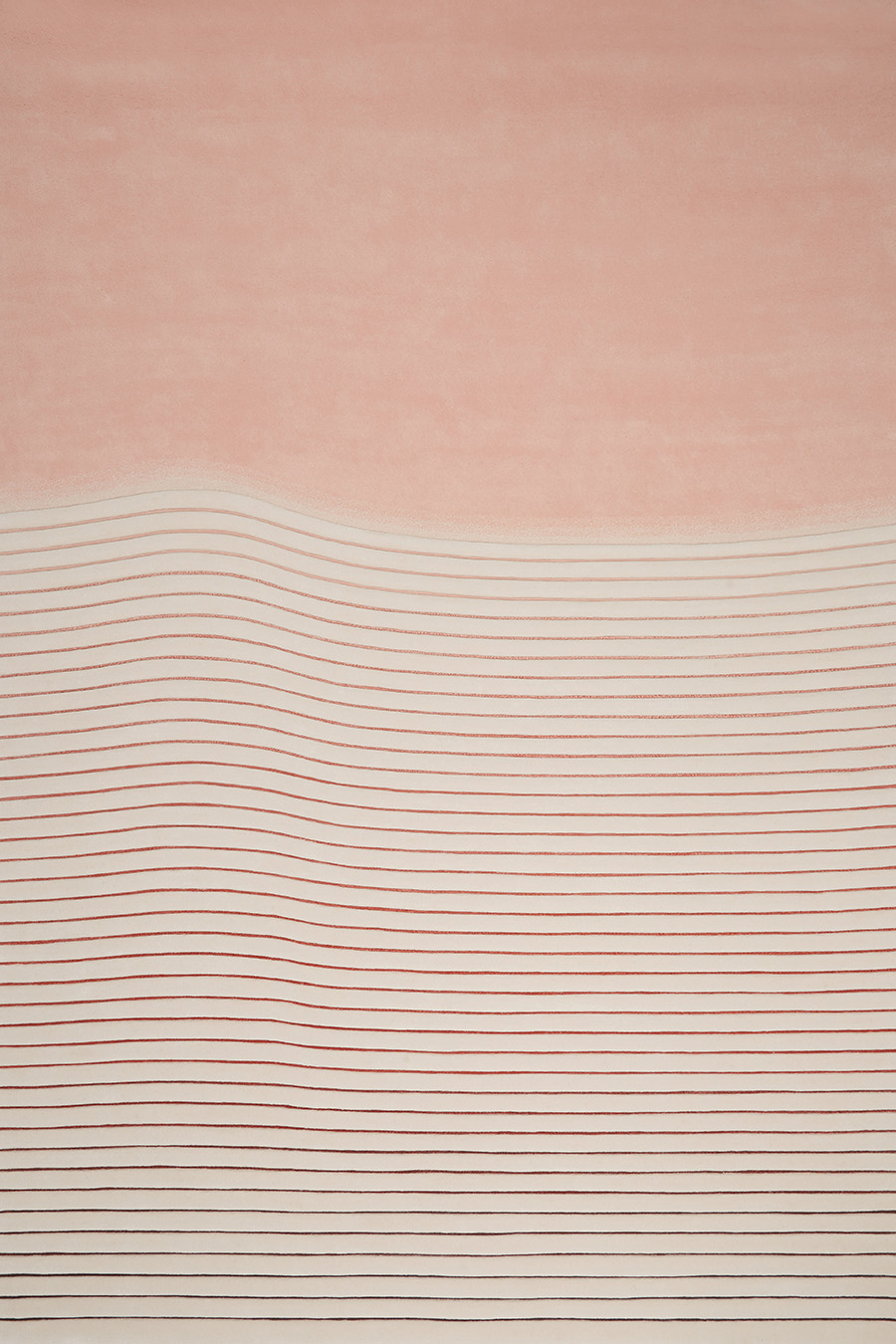 Design Rugs Contour Pink carved dimension rug