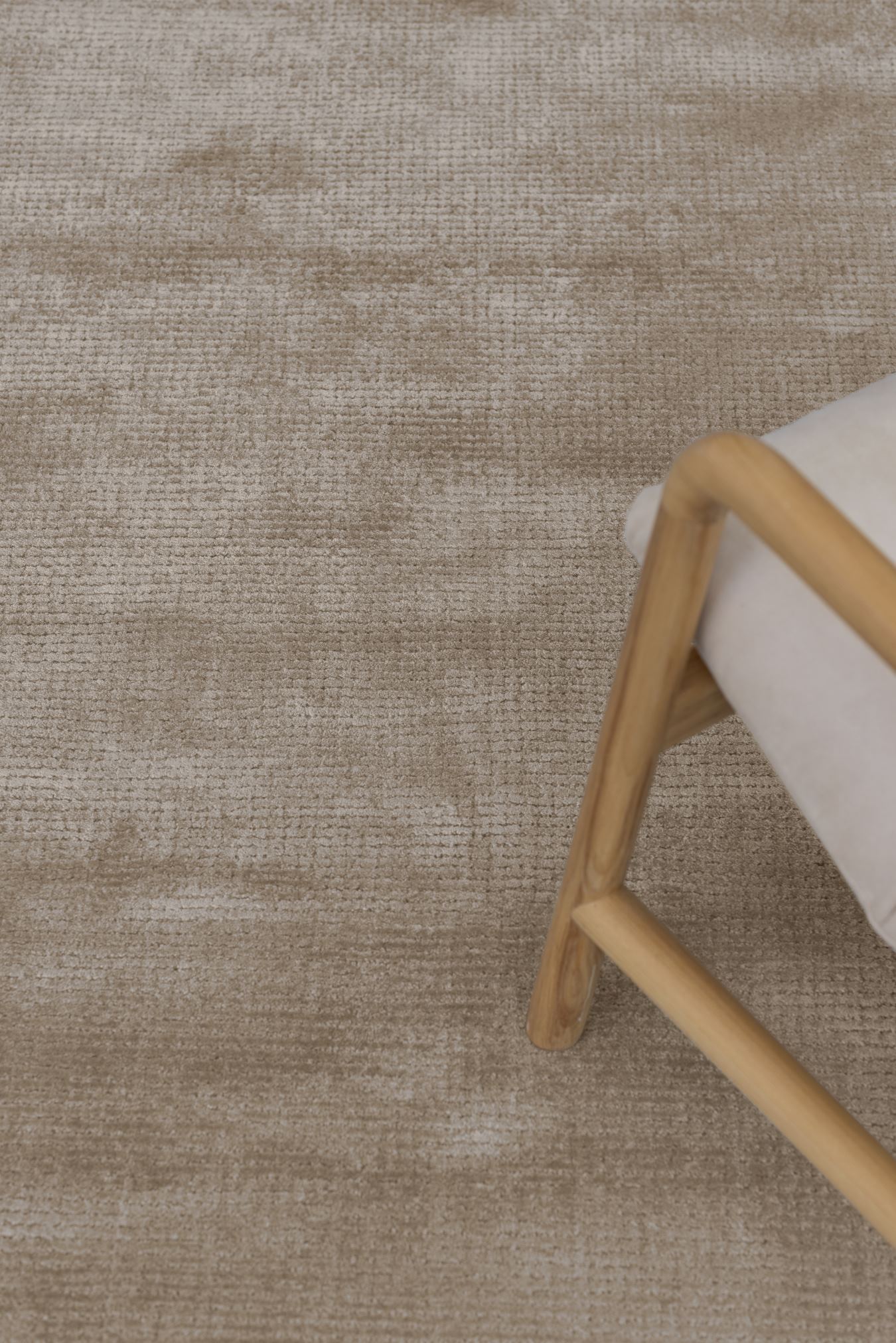 close up image of wolfram-beechwood-rug