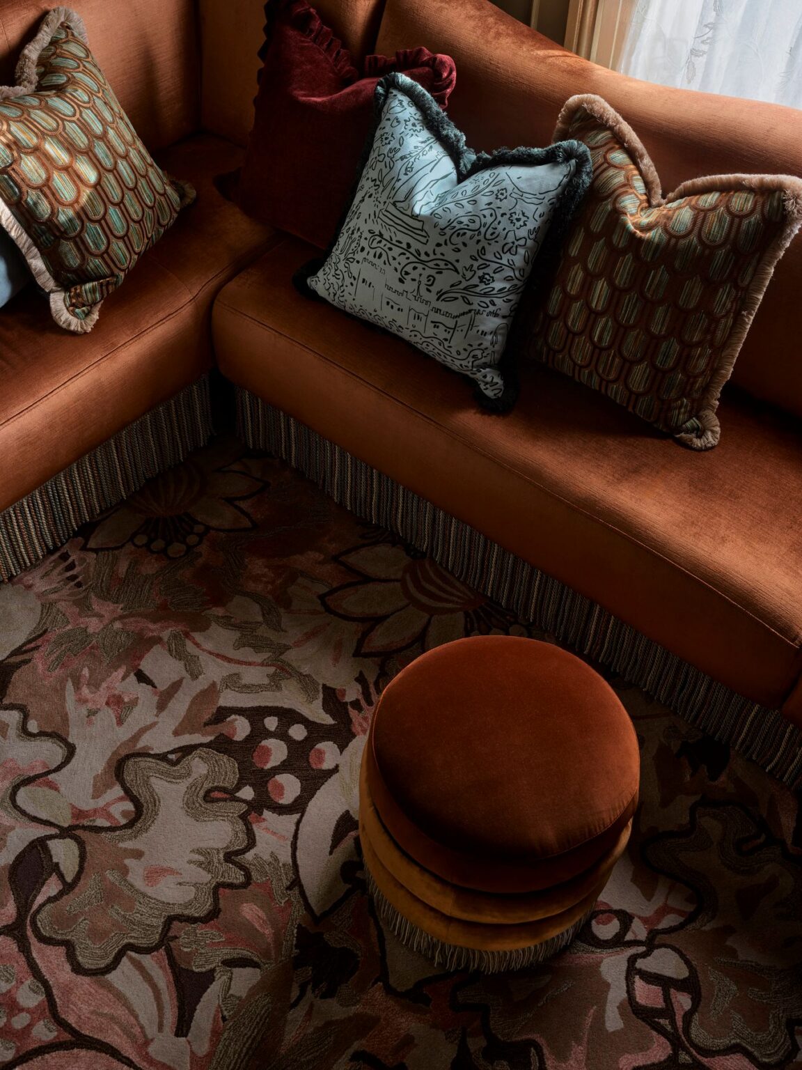 Project: Bespoke Heritage Elegance at Billy's Ayrburn 2 designer rugs Alexander CO project Billys Ayrburn 2