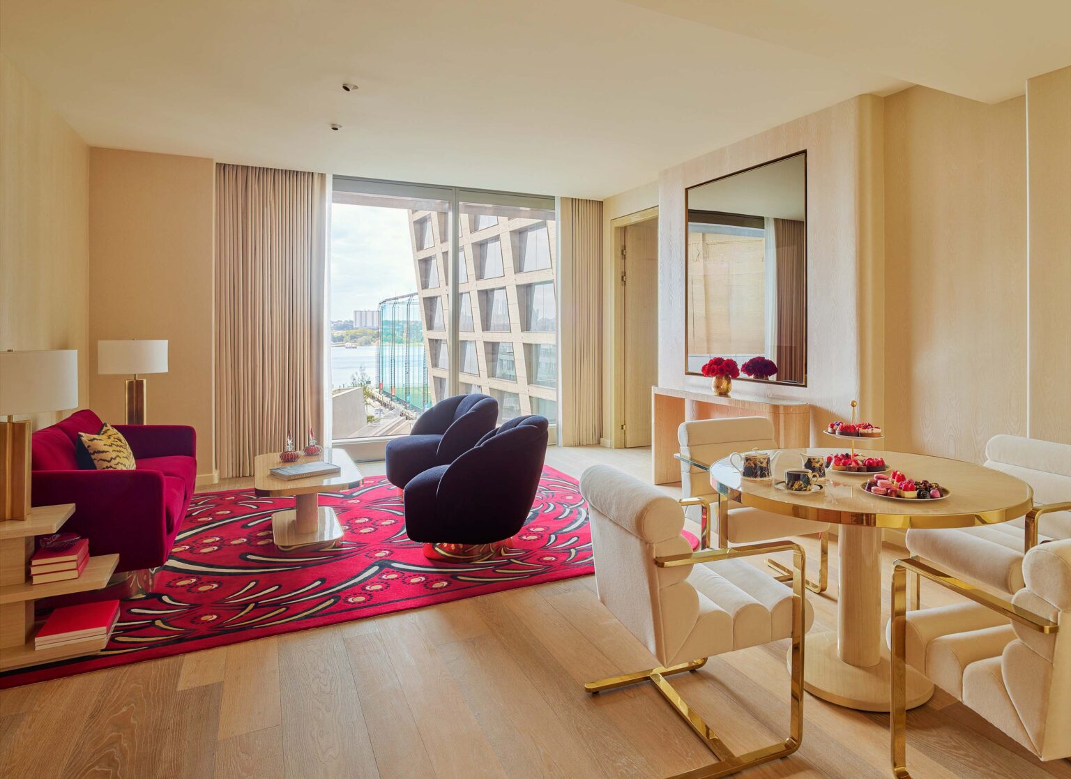 Designer rugs Project Faena Hotel New York 05. Faena Rooms and Suites Living Area
