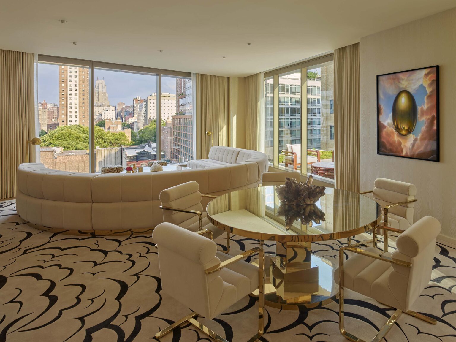 Designer rugs Project Faena Hotel New York 07. Imperial Two Bedroom Suite Living Room