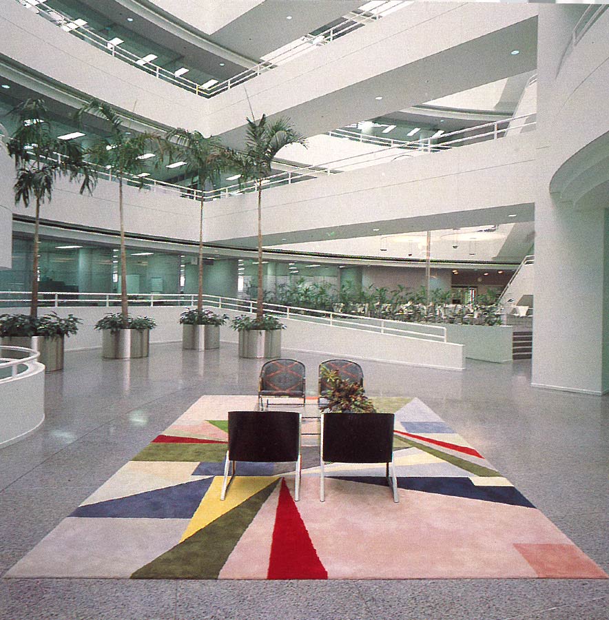 Designer Rugs projext from the 1990's, Robert Jacks Design for Woodside Perth, by Forbes and Fitzharding Architects