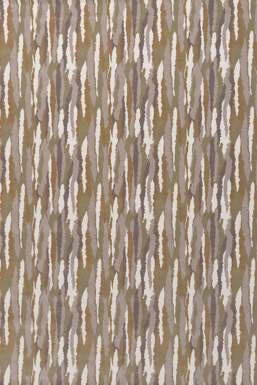 Overhead view of Drift brown patterned Axminster carpet by Greg Natale