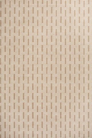 Overhead view of Yves beige patterned Axminster carpet by Greg Natale