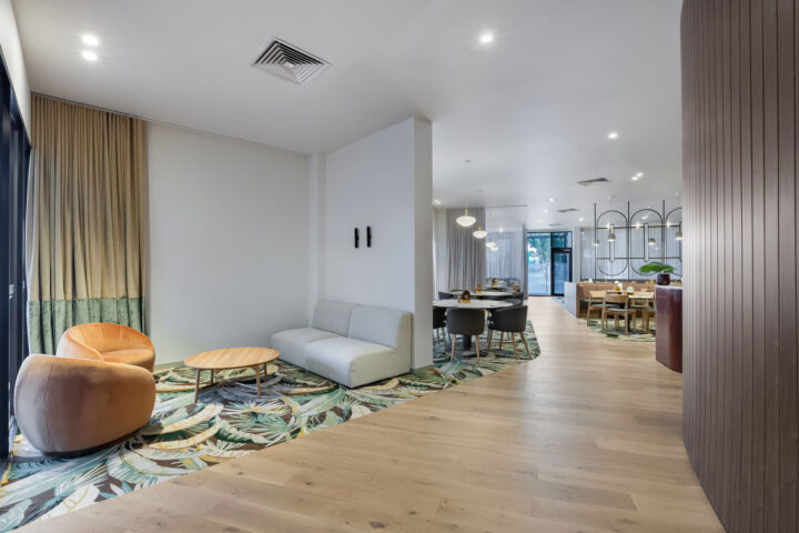 Custom La Palma Axminster carpet by Catherine Martin