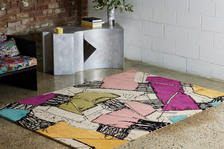 designer rugs Jordan Gogos Turning Corners lo web