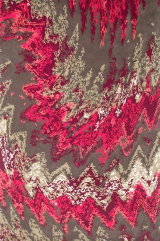 Overhead image of abstract Zig n Zag rug by Vivian Chan Shaw