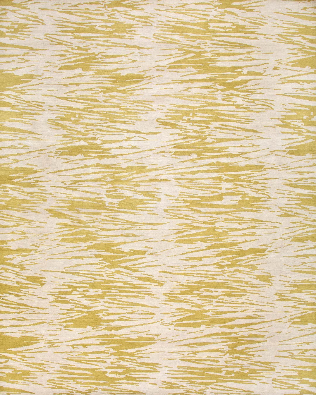 overhead of straw rug by anna carin in beige organic pattern