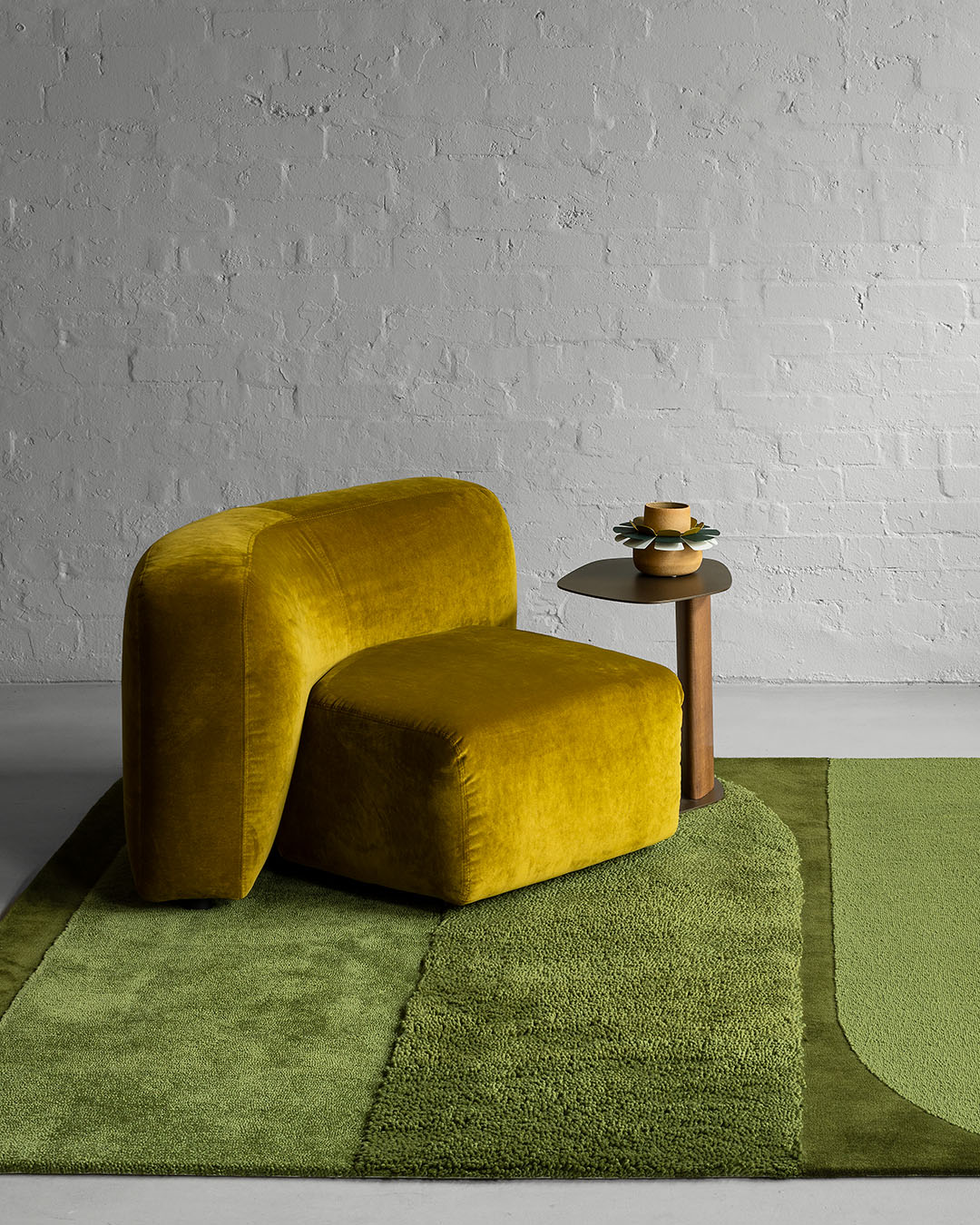 Green Rug by Australian Designers Bernabeifreeman