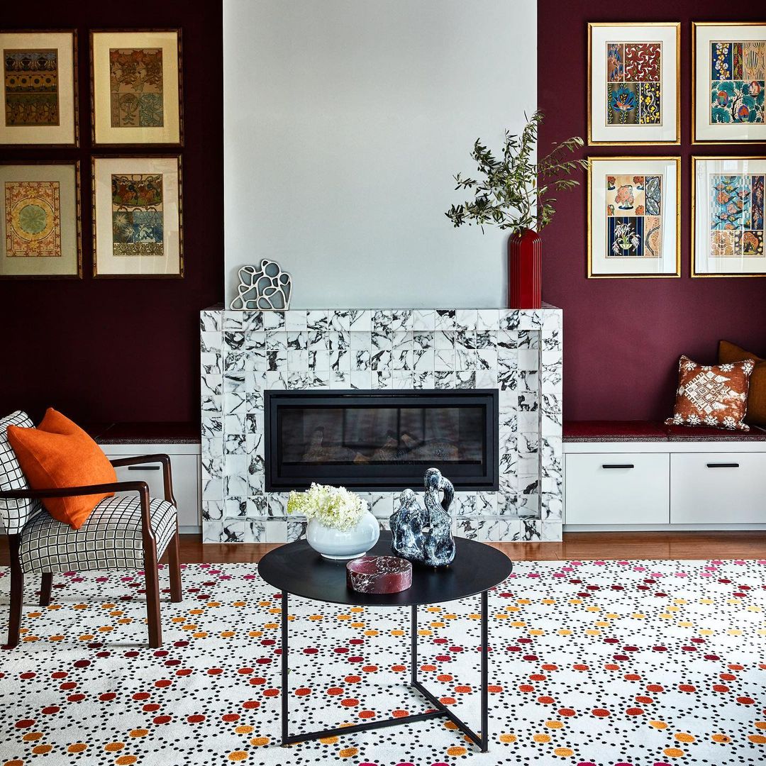 location image of mosaic rug by bernabeifreeman in multicoloured dot pattern