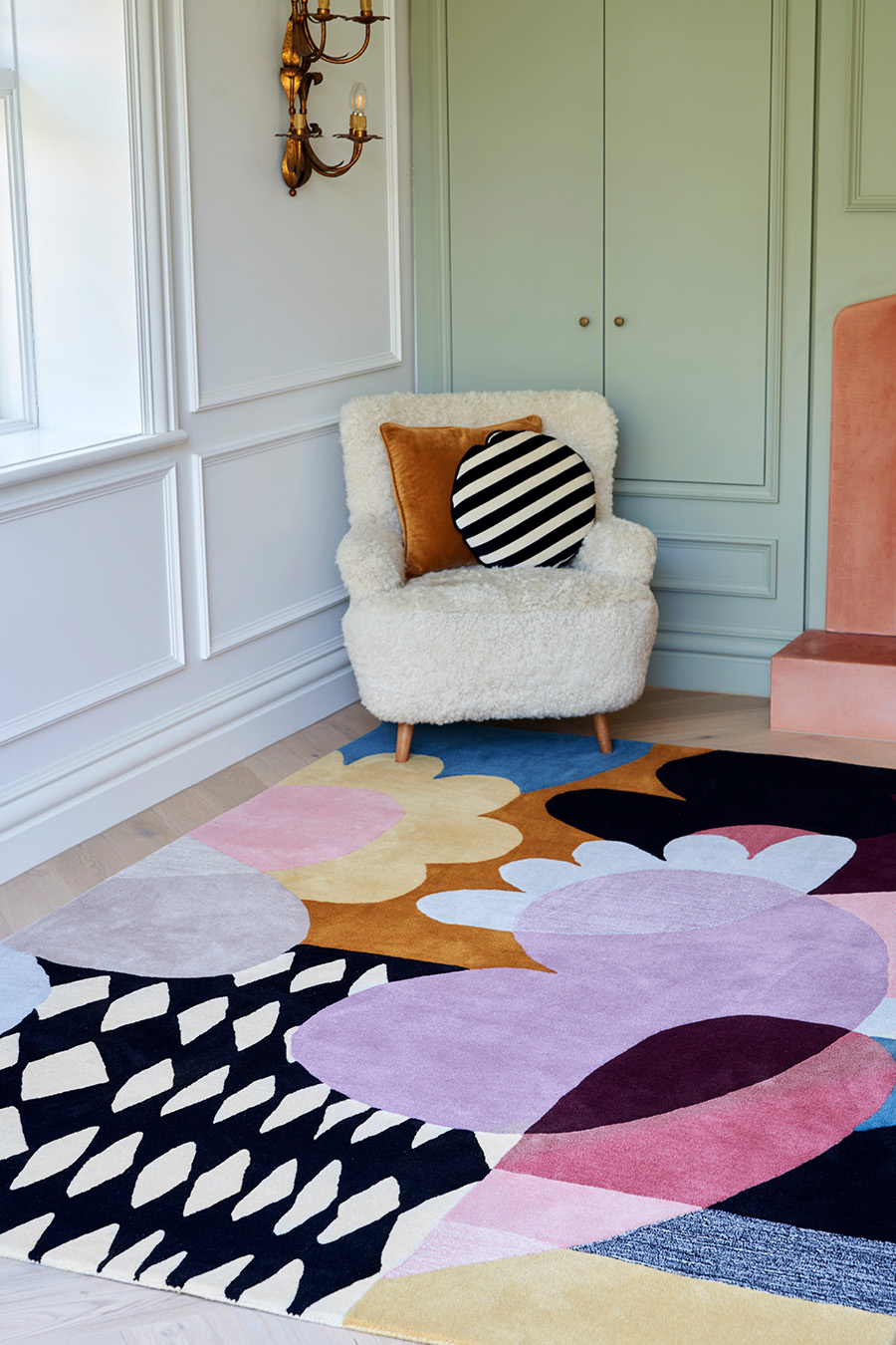 designer rugs castle Harlequin lo lr3