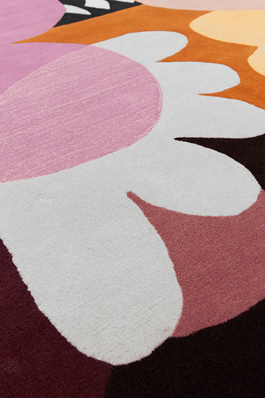 designer rugs castle Harlequin oh lr Close up