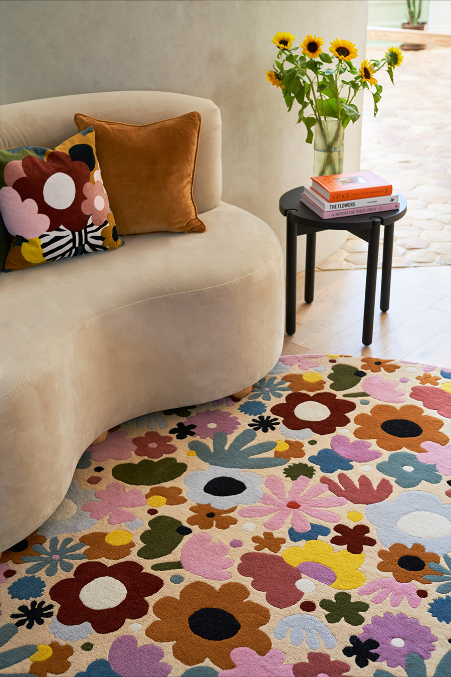 designer rugs castle skippy garden Buttercup lo lr1