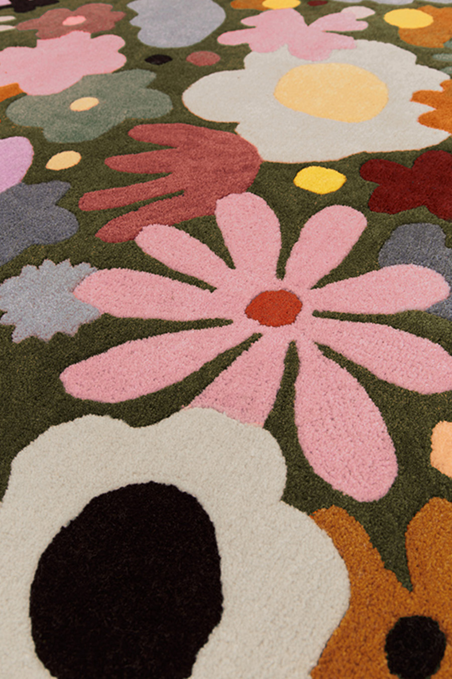 designer rugs castle skippy garden olive oh lr close up