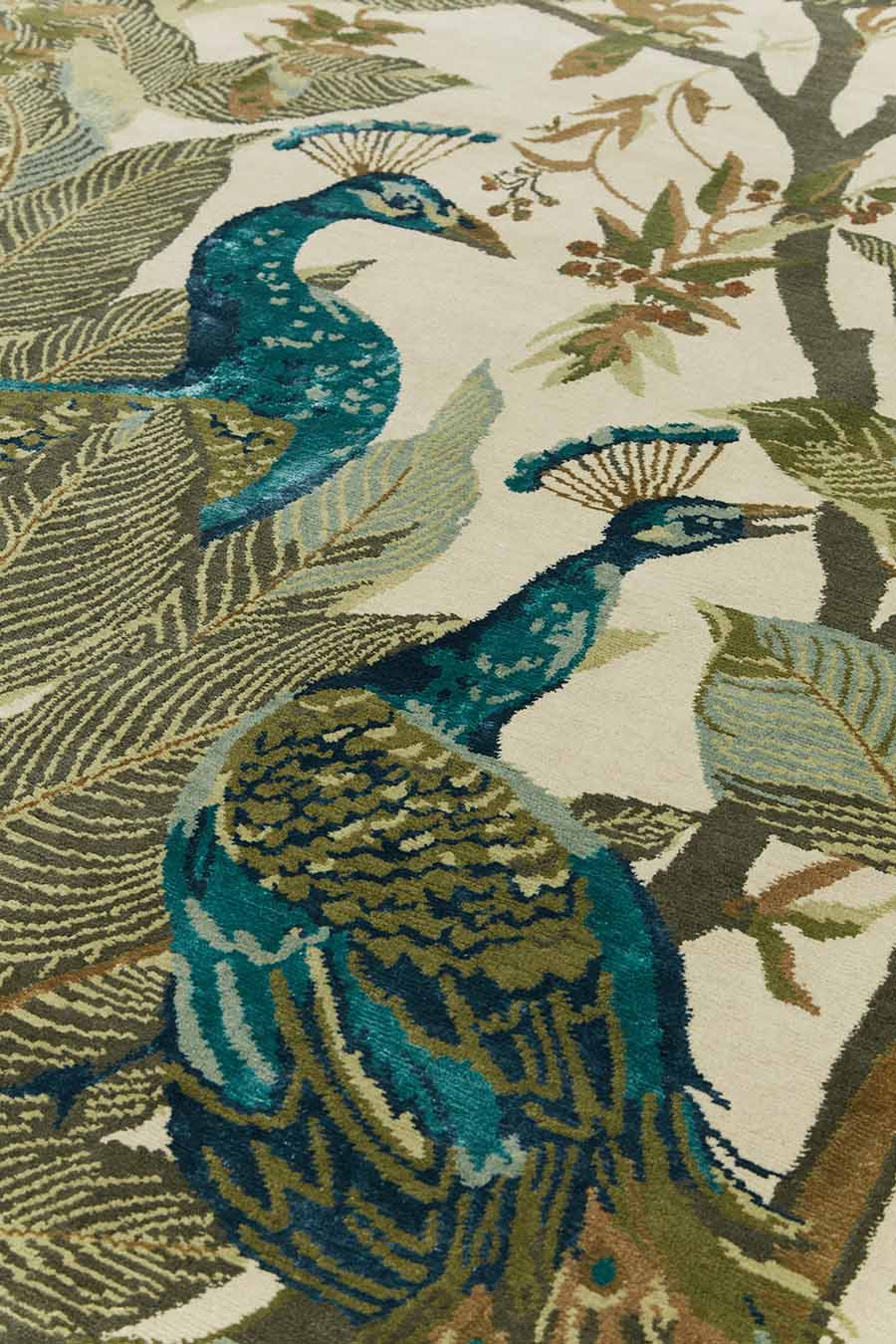 designer rugs catherine martin royal peacock cl wr