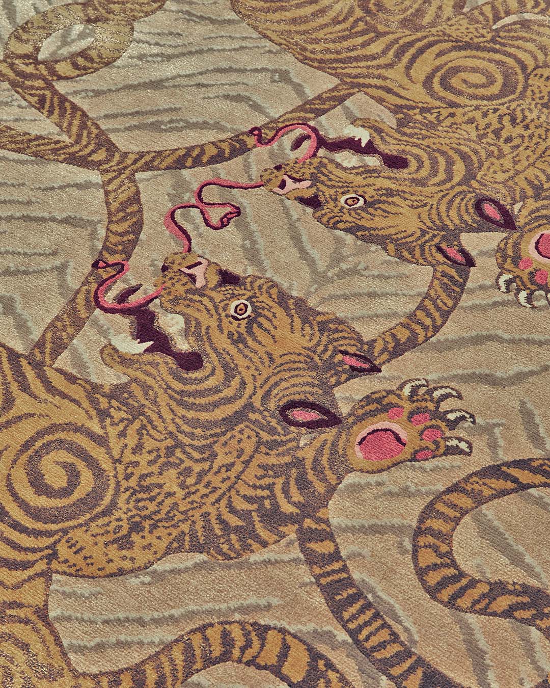 designer rugs catherine martin tiger knot caramel oh lo 2