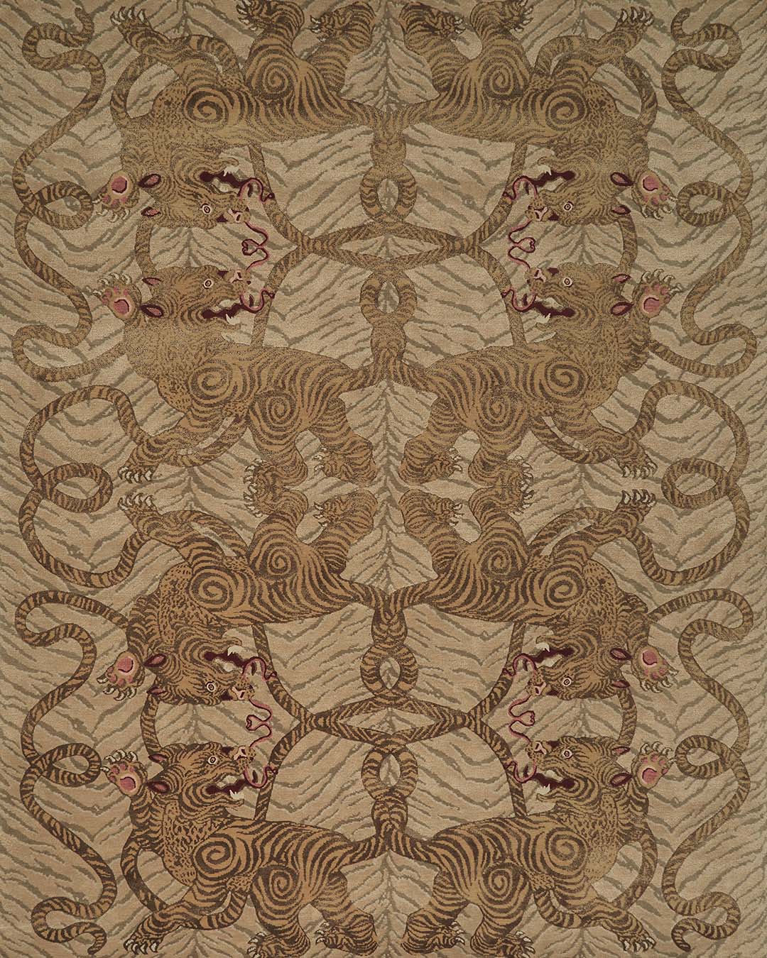 designer rugs catherine martin tiger knot caramel oh lo