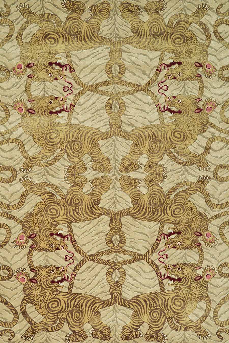 Tiger Knot Caramel - Catherine Martin- Designer Rugs