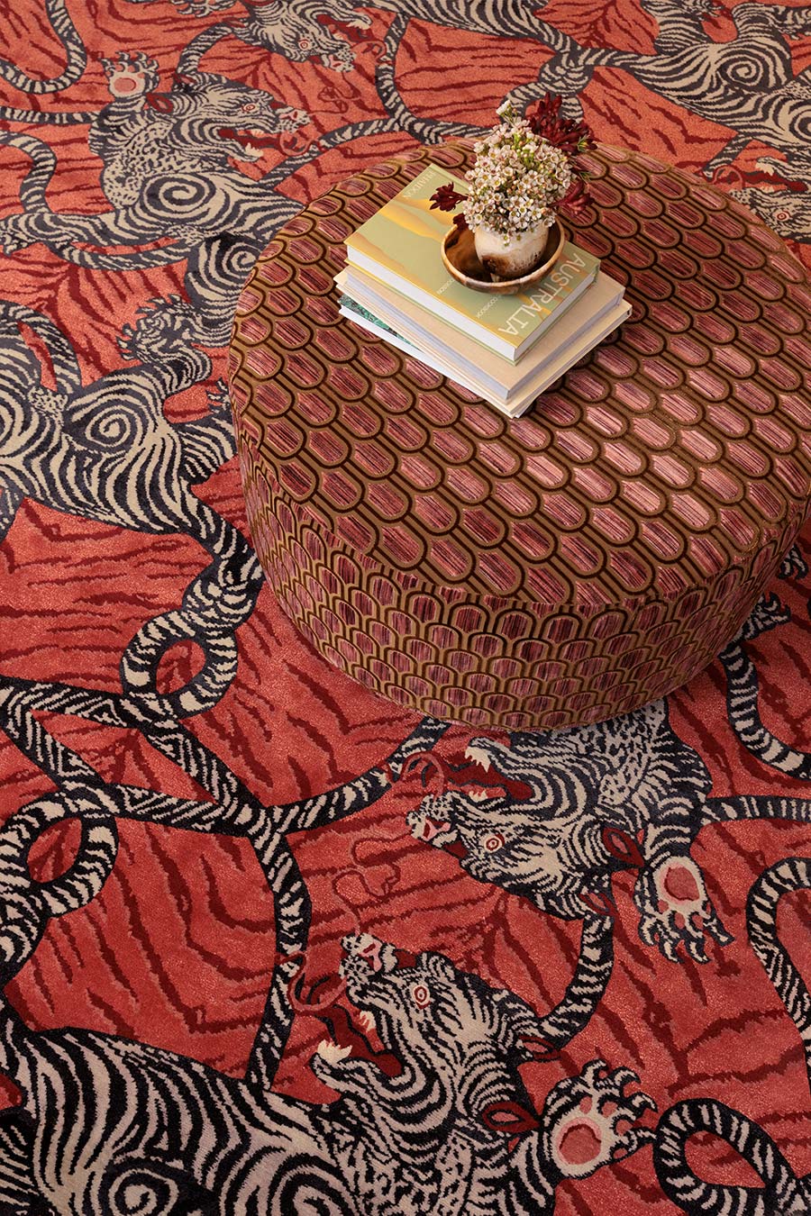 designer rugs tigerknot chilli CM 02 lo