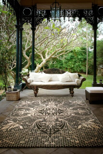 location shot of lace rug by catherine martin