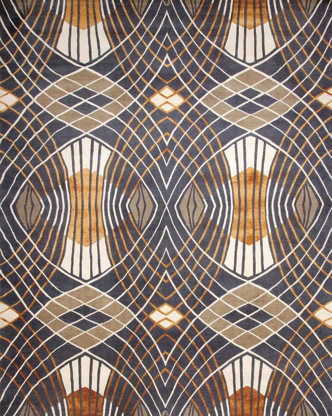 overhead of rhapsody rug by catherine martin