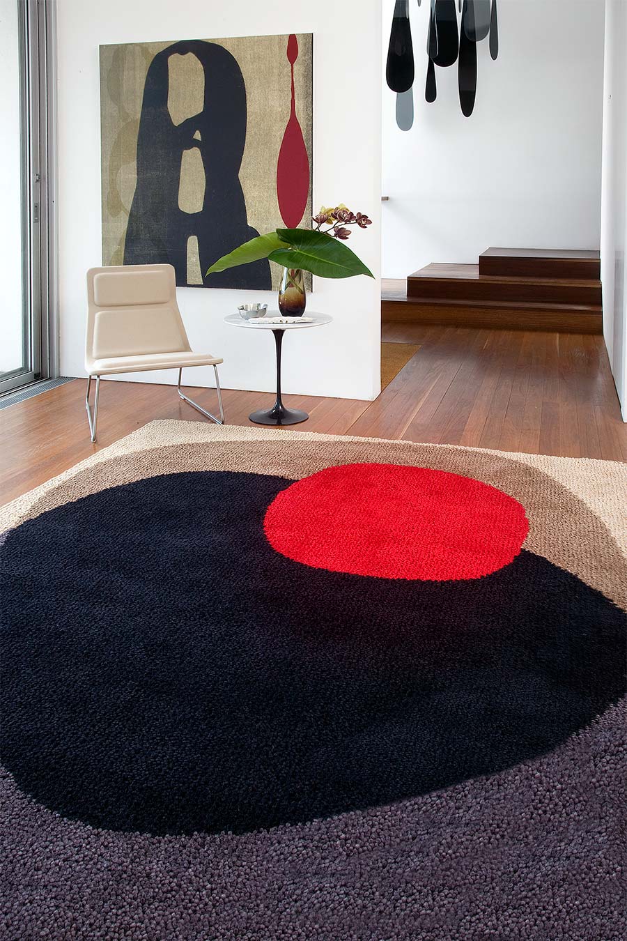 designer rugs -image of the Shifting Stones designed by Dinosaur Designs 