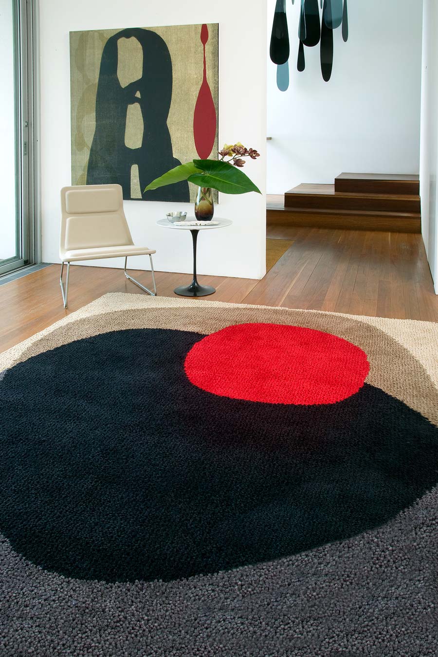 location shot of shifting stones rug by dinosaur designs