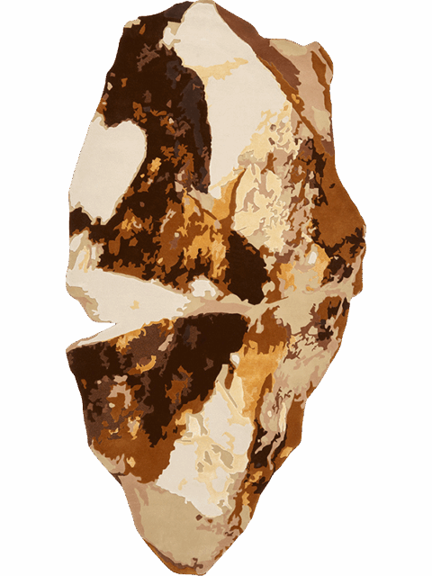 overhead image of the Olympic Australis rug by Emma Elizabeth for Designer Rug