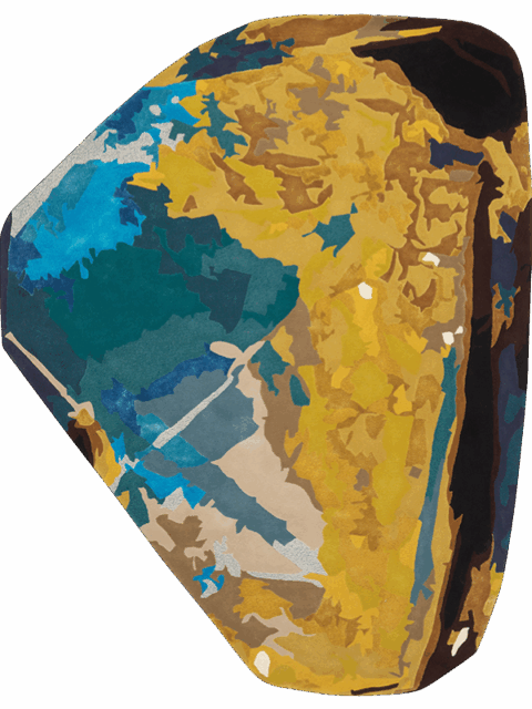 Image of the Sea of Opal rug by Emma Elizabeth for Designer Rugs