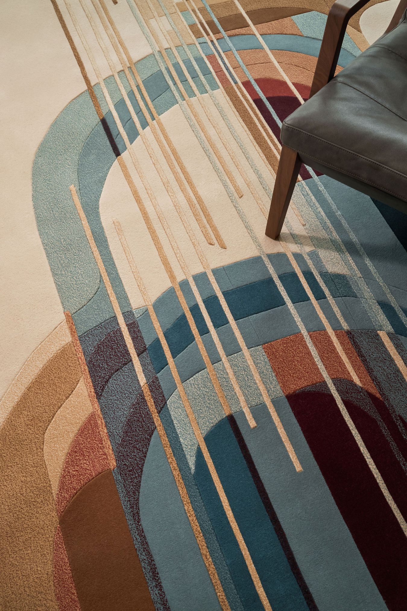 Location image of the Abstracted view rug designed by Unjelique Hajjar