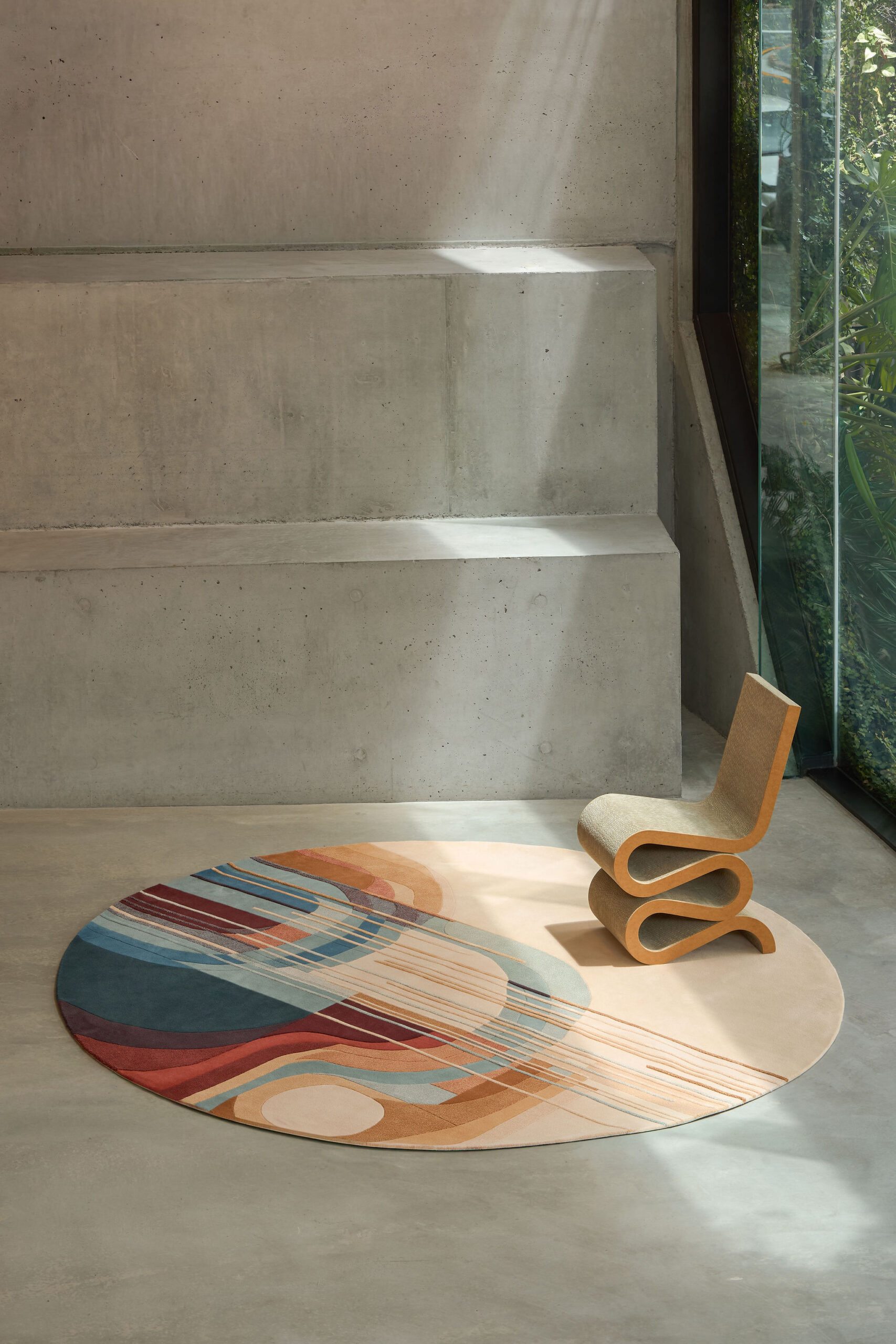 Location image of the Abstracted view rug designed by Unjelique Hajjar