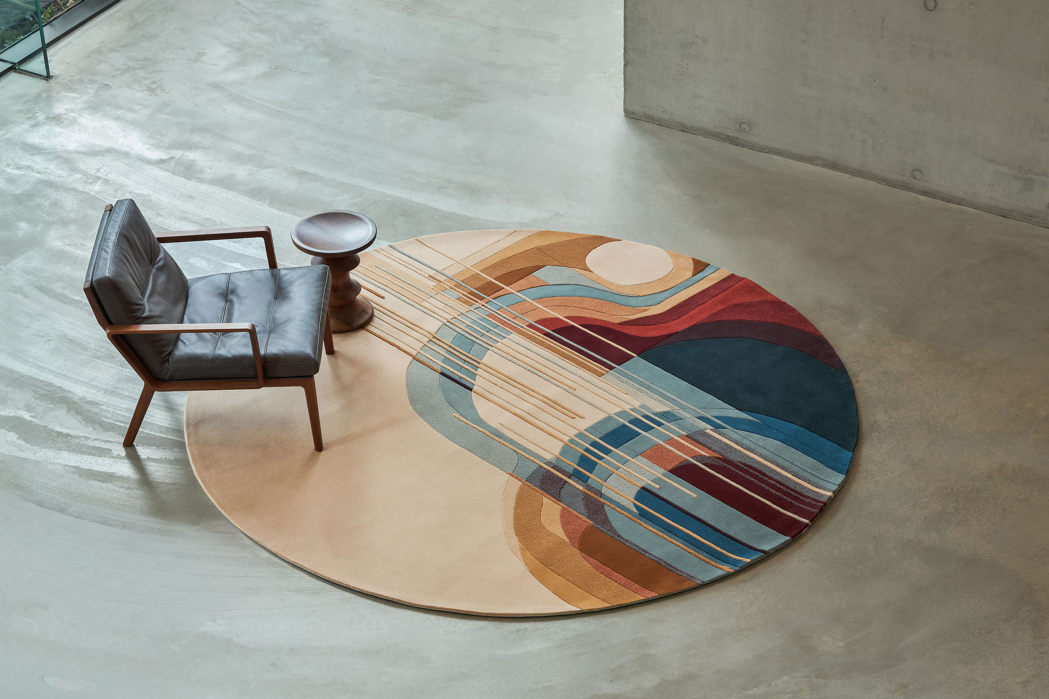 Location image of the Abstracted view rug designed by Unjelique Hajjar