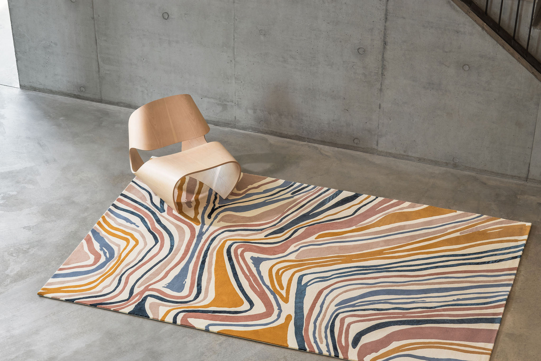 location image of the Slice rug designed by Daniela Casadio