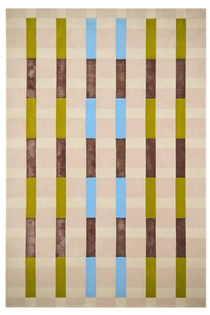 Overhead image of the Maggie rug designed by Maggie Craig