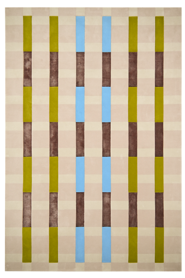 Overhead image of the Maggie rug designed by Maggie Craig