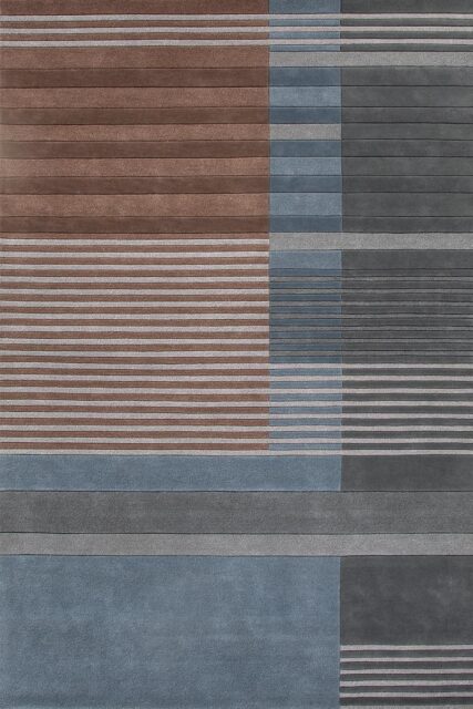 overhead image of the Straight Forward rug
