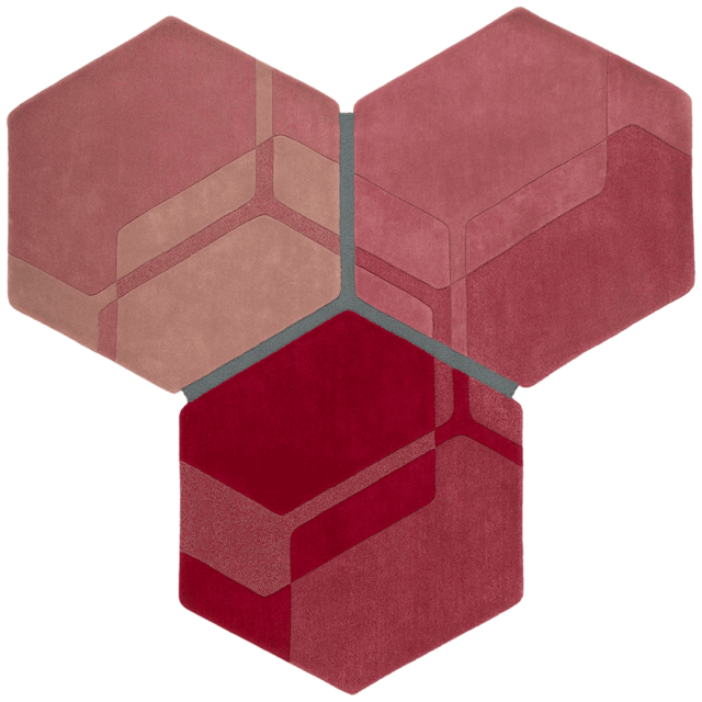 overhead of molecule rug by gavin harris