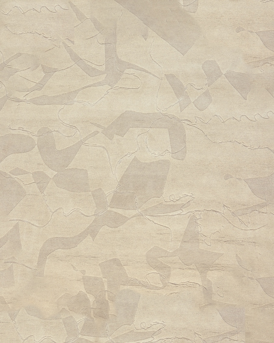 Overhead image of the Ruvida rug designed by Greg Natale