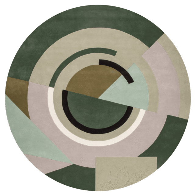 overhead of despres rug by greg natale