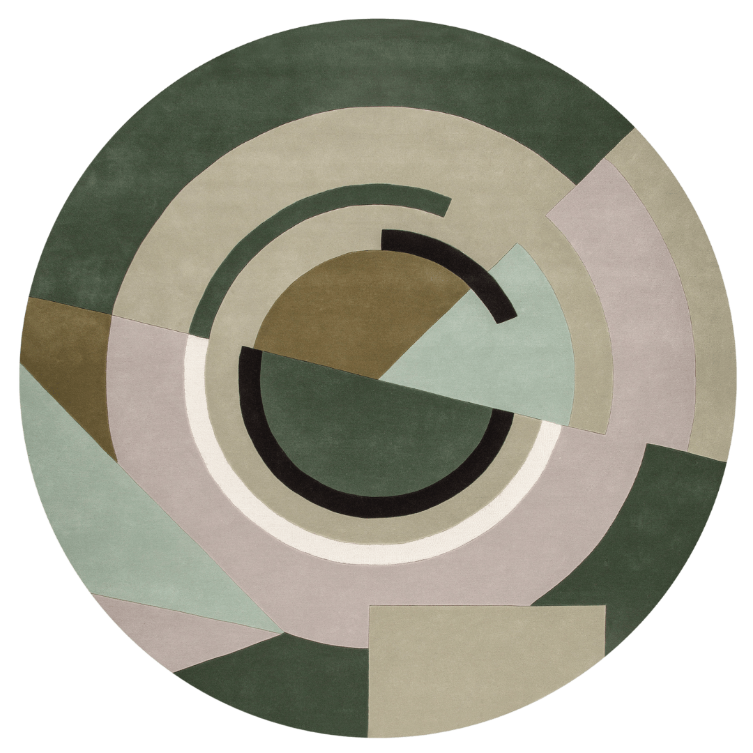 overhead of despres rug by greg natale