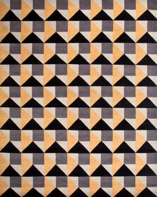 overhead of milano rug by greg natale
