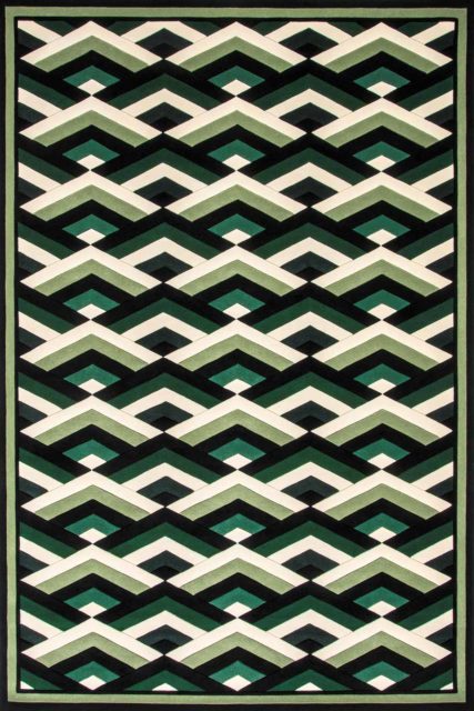 overhead of moscow rug by greg natale